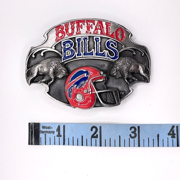 Vintage Buffalo Bills 1987 Limited Edition Belt Buckle Siskiyou Buckle Co Signed - Picture 8 of 13
